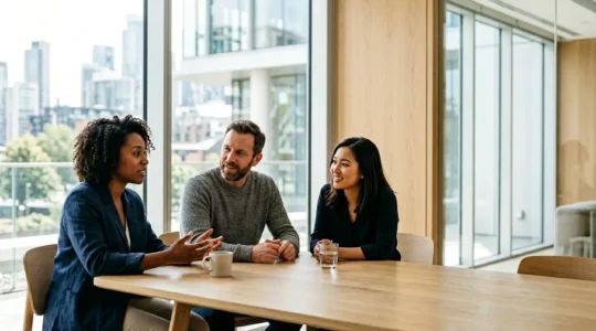 Strategic organizational culture building through communication represented by human connection and collaborative planning